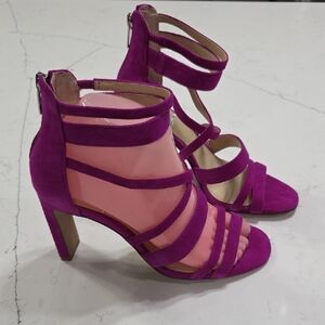 Vince Camuto Fuchsia Strappy Heeled Sandals New Without Tag Sz6.5